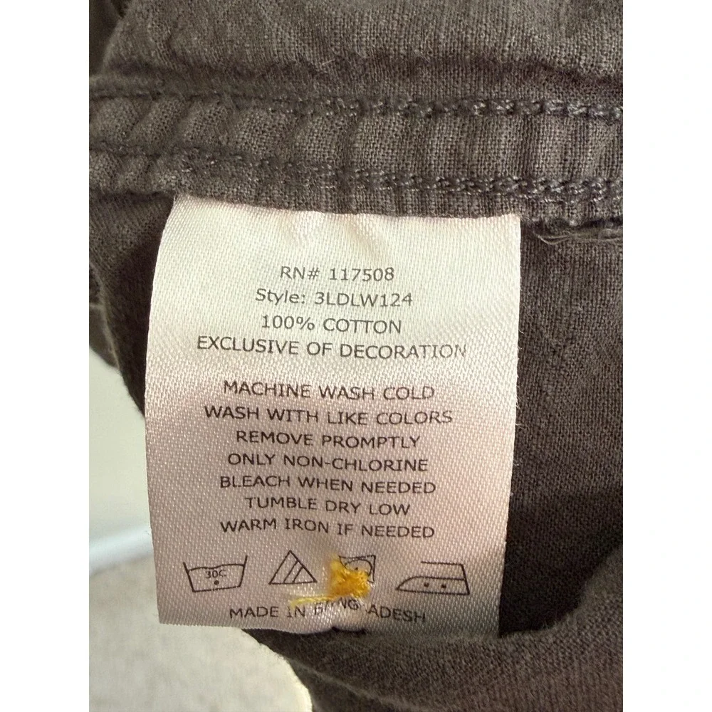 Levis Mens XL Gray Long Sleeve Button Down Cotton Work Shirt 3LDLW124